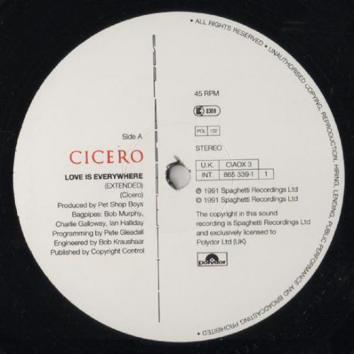 Cicero - Love Is Everywhere